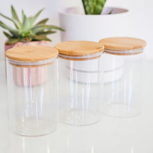 Load image into Gallery viewer, Medium Glass Storage Jar