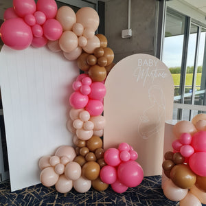Duo Backdrop and Balloon Garland Package