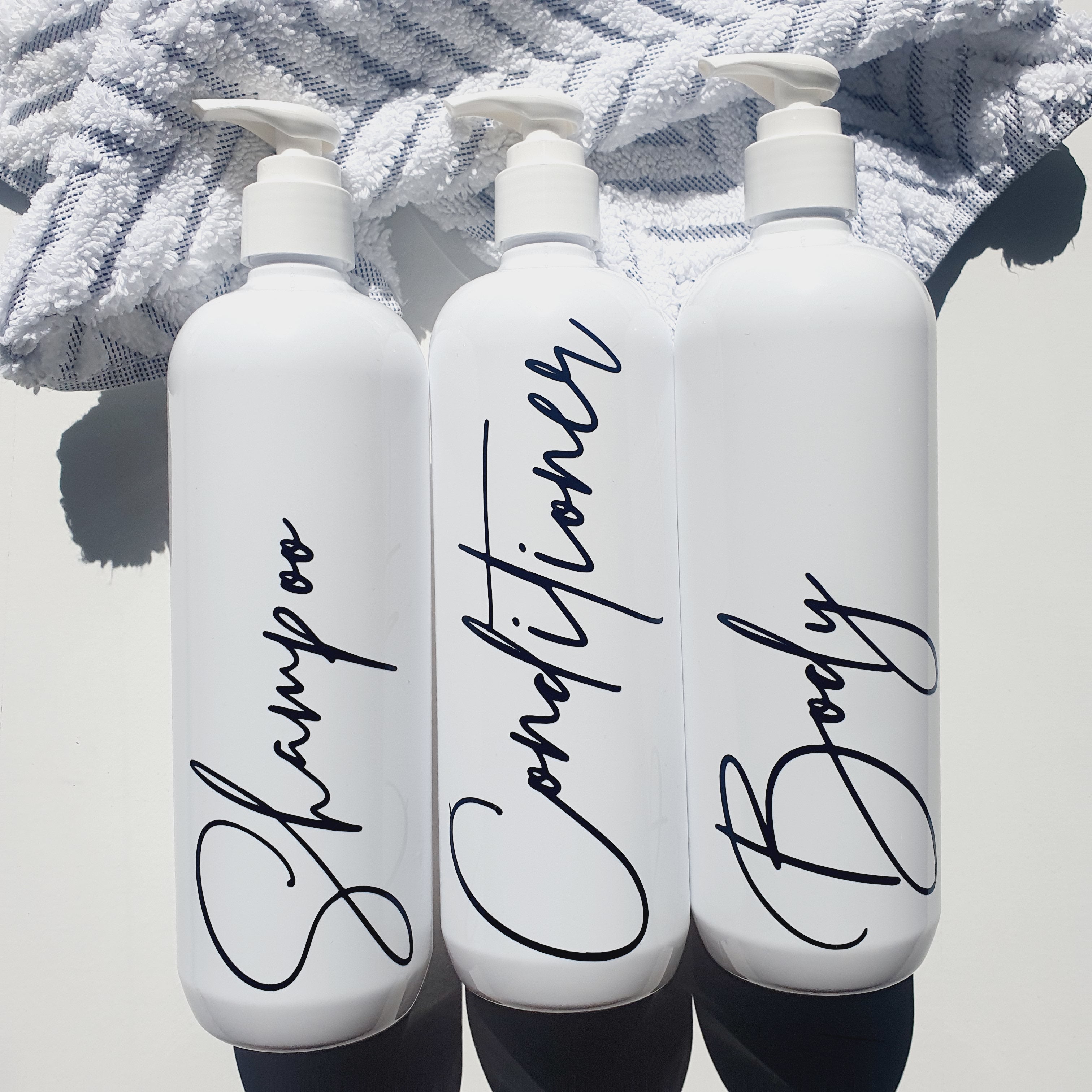 500ml Signature Bathroom Pump Bottles Set