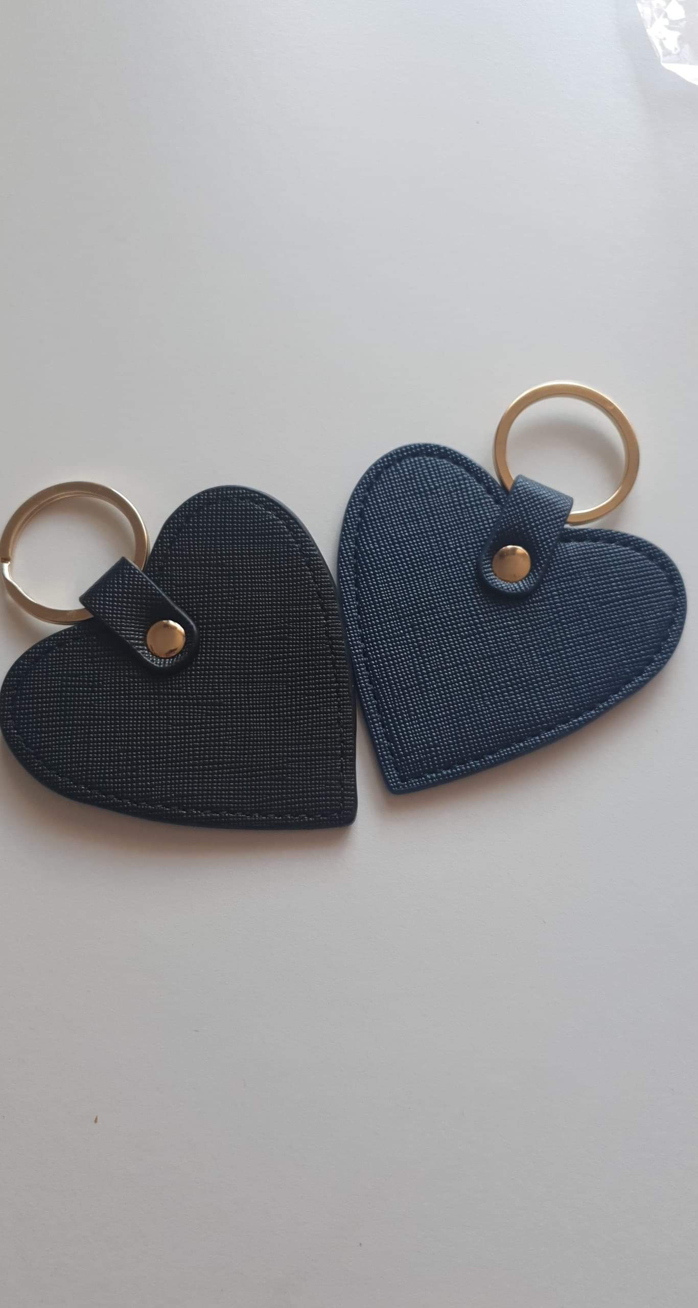 Black Heart Key Ring